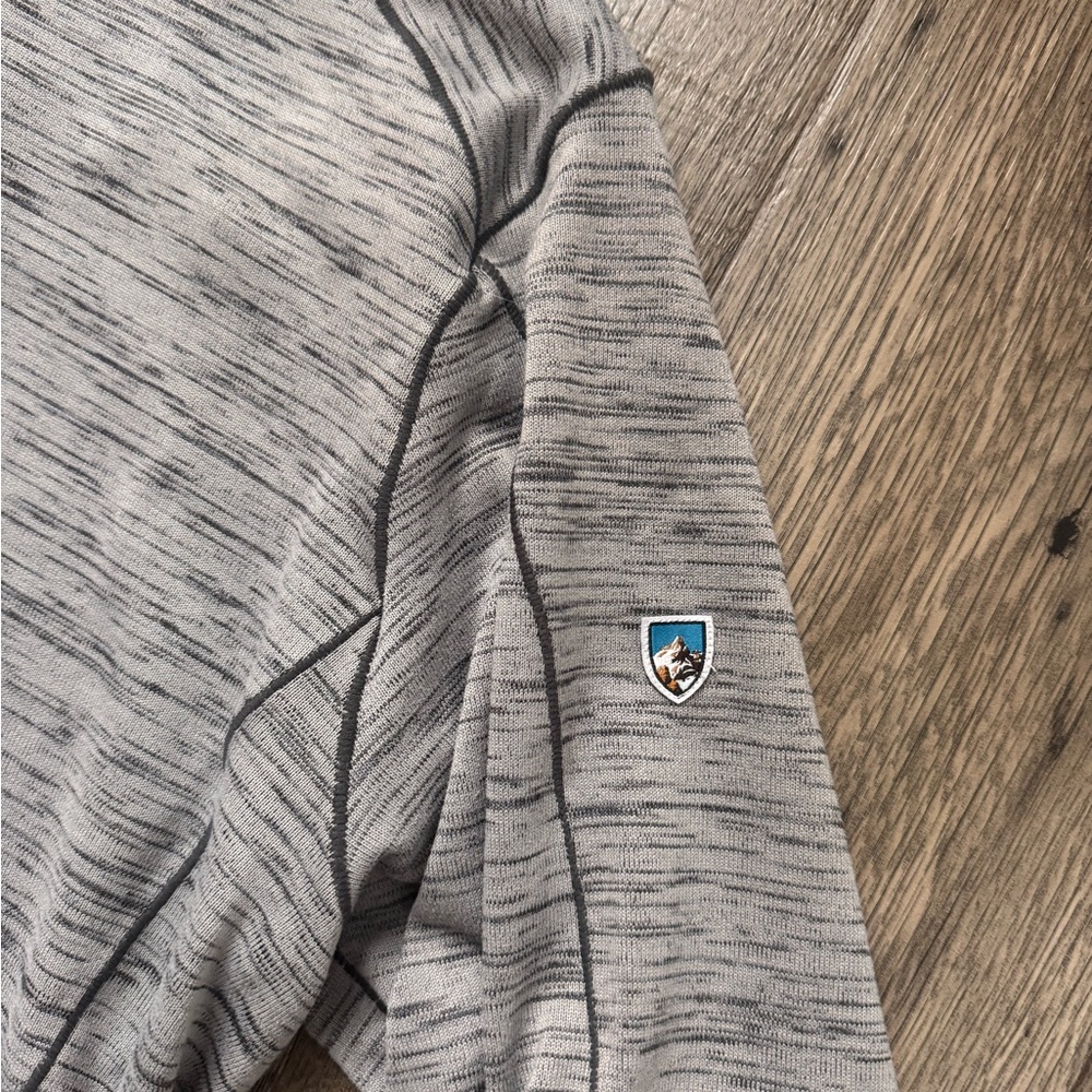 Kuhl Men's Heather Gray Quarter-Zip Pullover - Picture 2 of 4